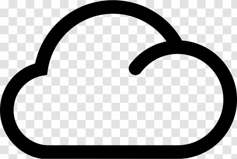 Cloud Computing Clip Art Download - Blackandwhite Transparent PNG