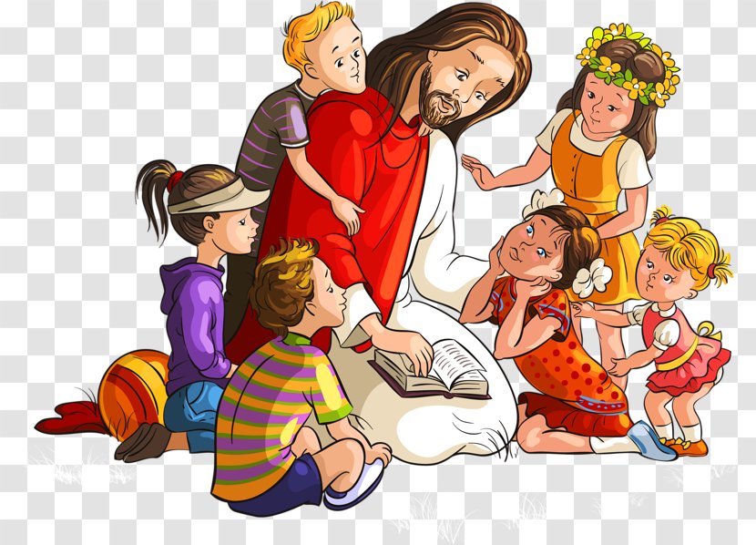 Cartoon Child Stock Illustration - Royaltyfree - Jesus Preach Transparent PNG