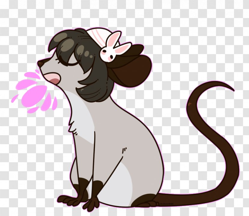 Whiskers Rat Mouse Cat Canidae - Tail Transparent PNG