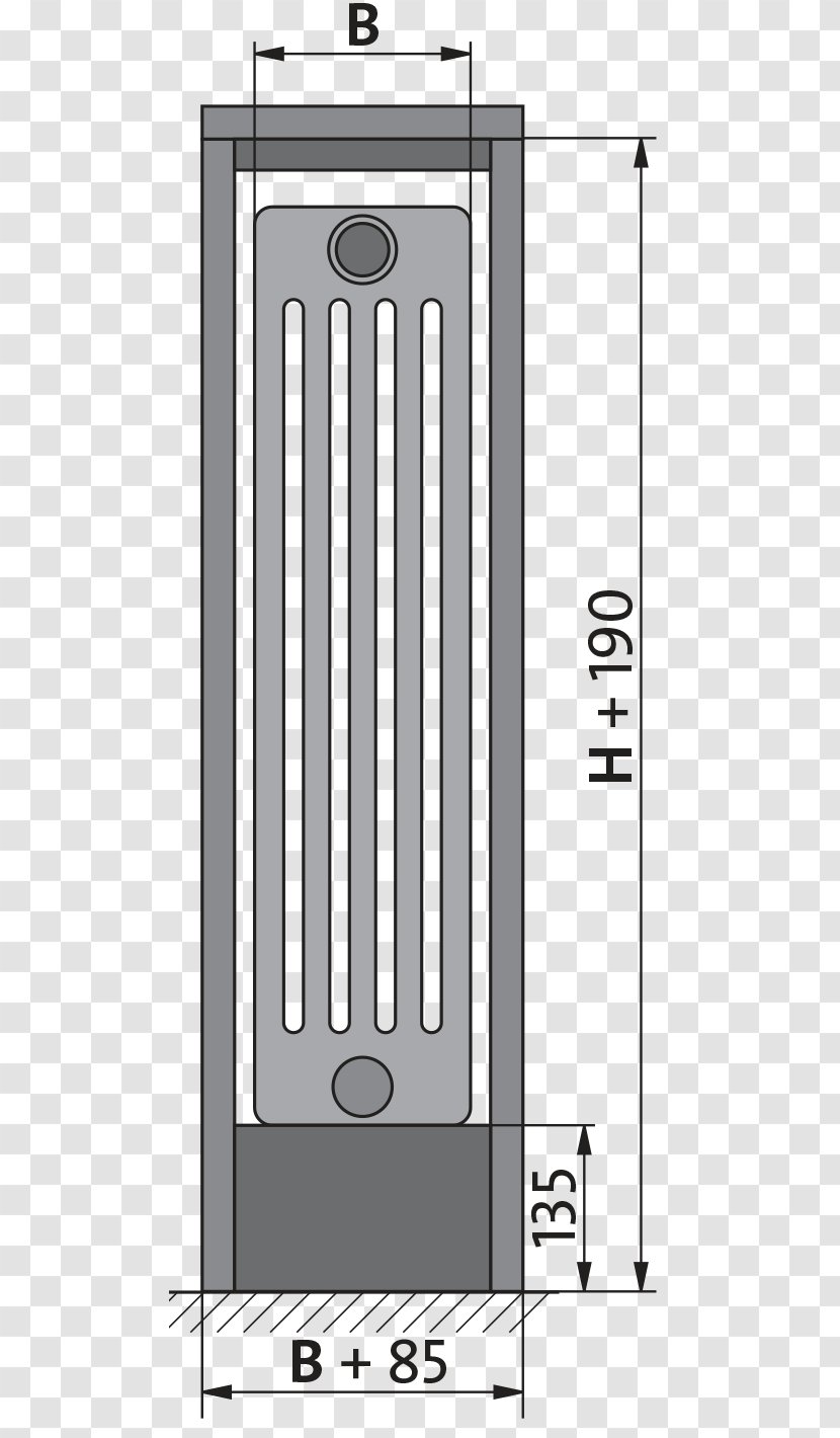 Heating Radiators Purmo Bardisk Furniture - Diagram - Side Bar Transparent PNG