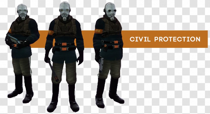 Half-Life 2 Combine Civil Defense Civilian - Steam - Wiki Transparent PNG