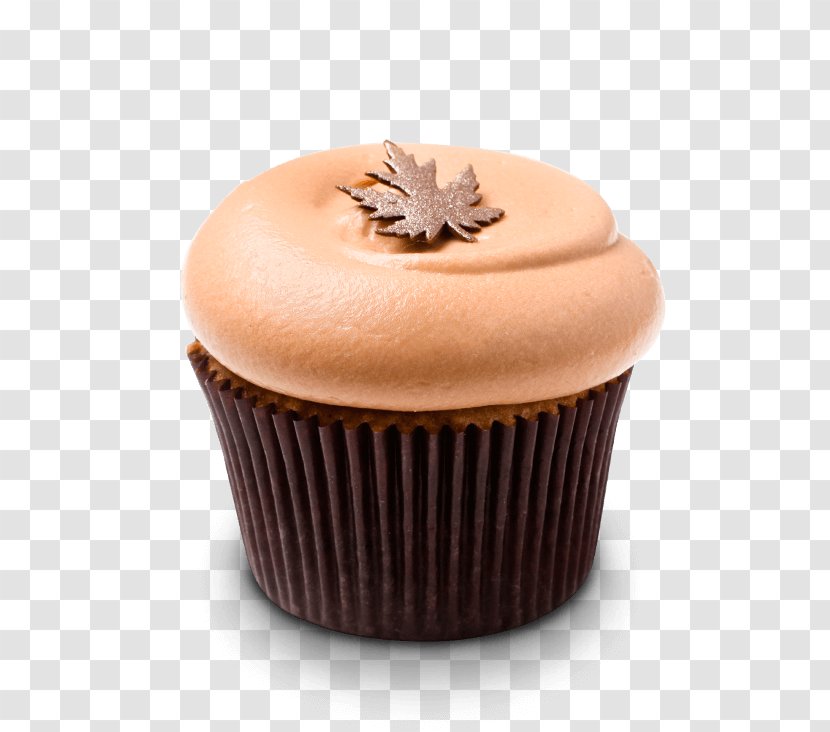 Cupcake Chocolate Truffle Praline Buttercream - Food - Pumpkin Spice Transparent PNG