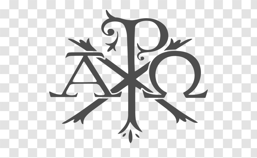 Alpha & Omega Tattoo Parlor And Chi Rho Christ Transparent PNG