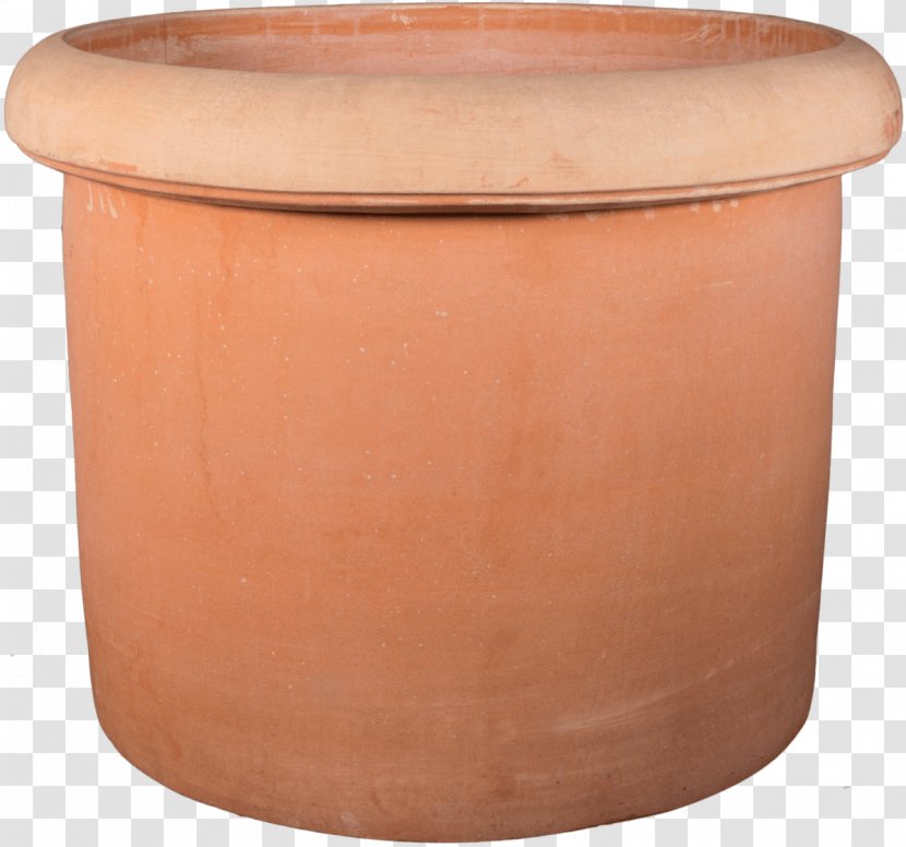 Impruneta Florence Terracotta Tuscan Imports Vase - Cylinder Transparent PNG