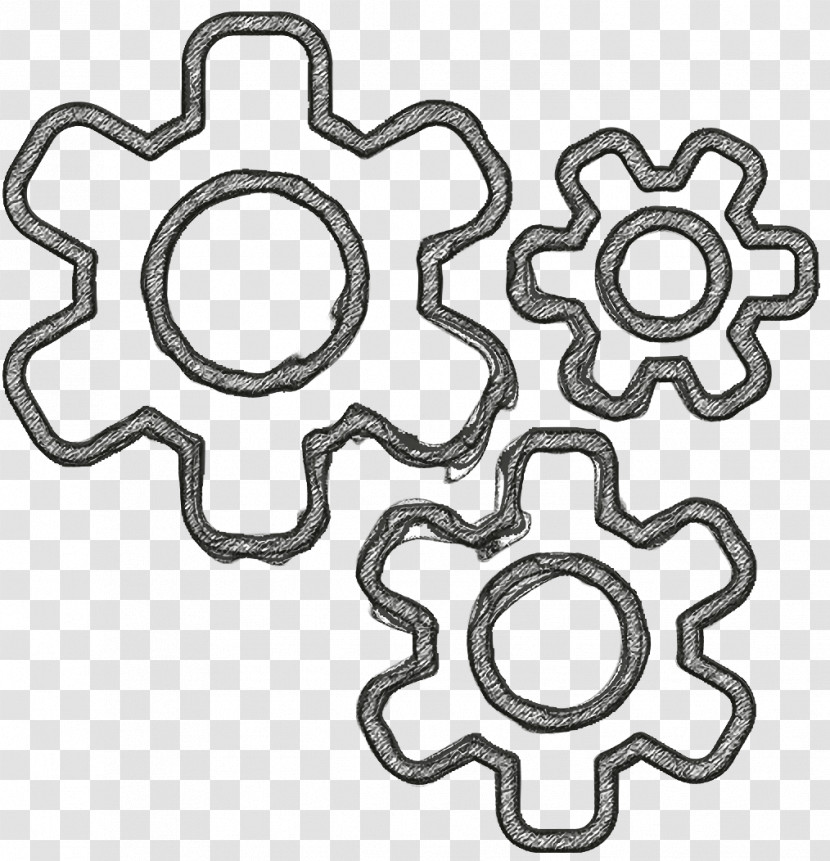 Gear Icon Gears Icon Strategy And Management Icon Transparent PNG