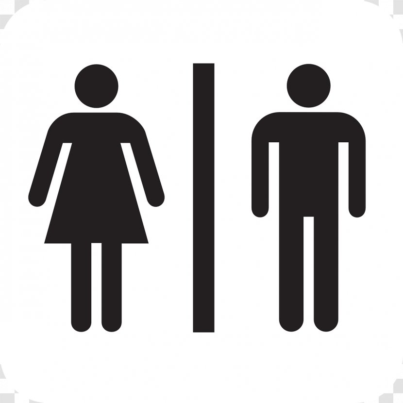 Bathroom Female Gender Symbol Public Toilet - Male Transparent PNG
