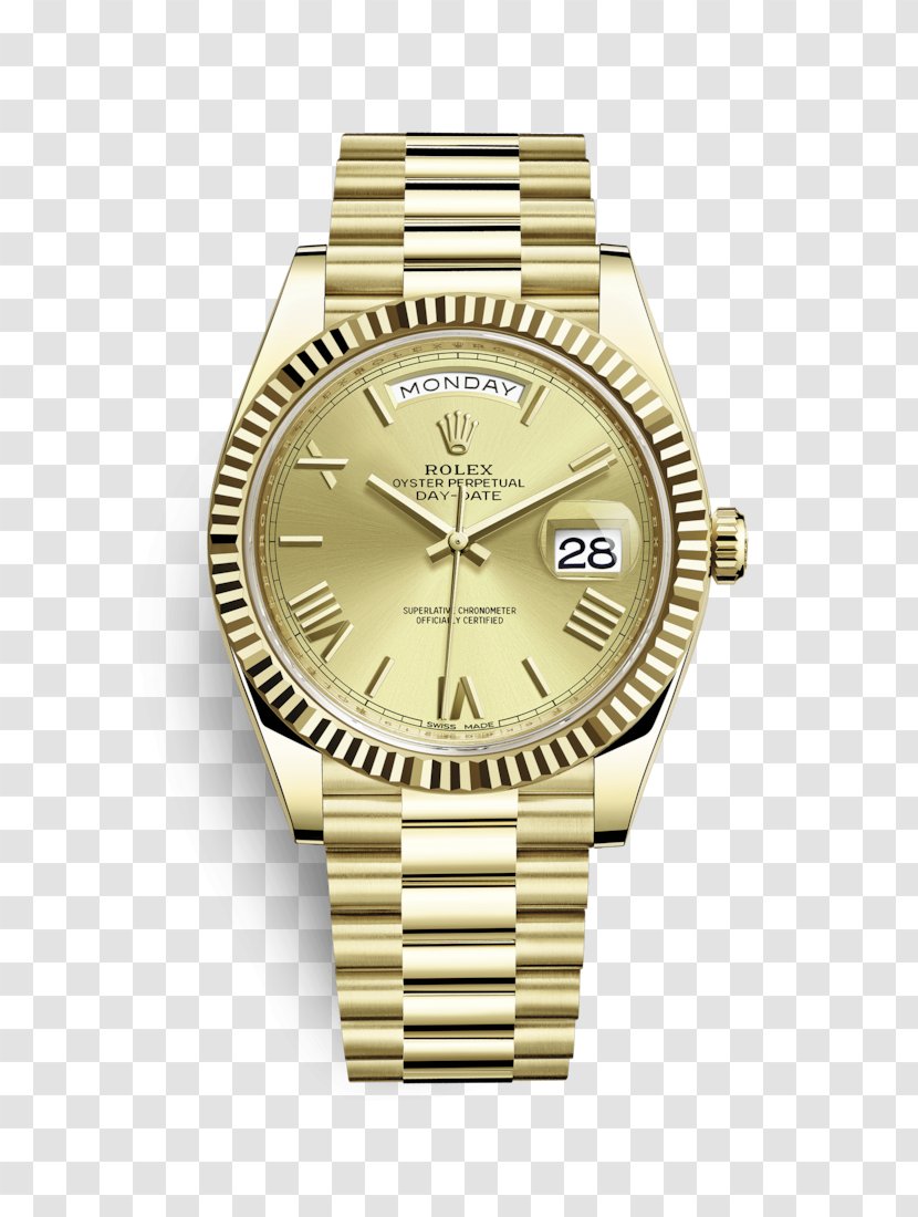 Rolex Day-Date Watch Jewellery Gold Transparent PNG
