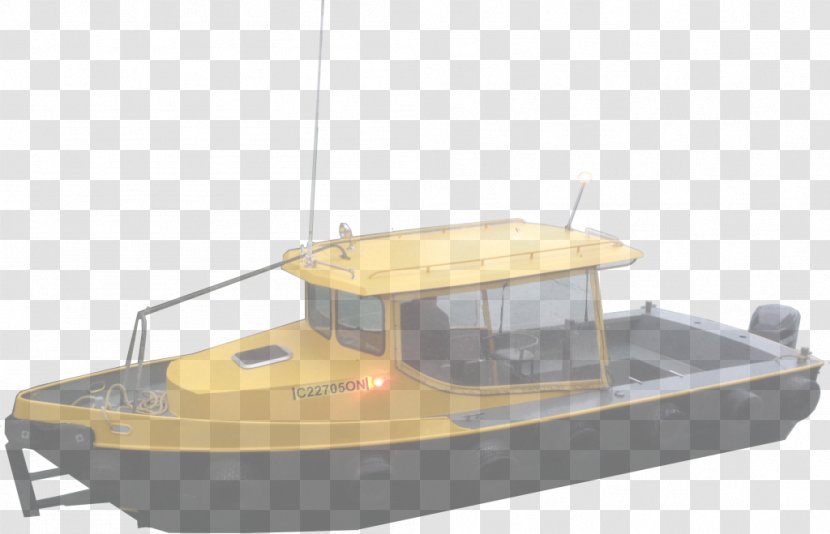 Toronto Harbour Water Taxi Boat Ship - Maintenance - Pontoon Cart Transparent PNG