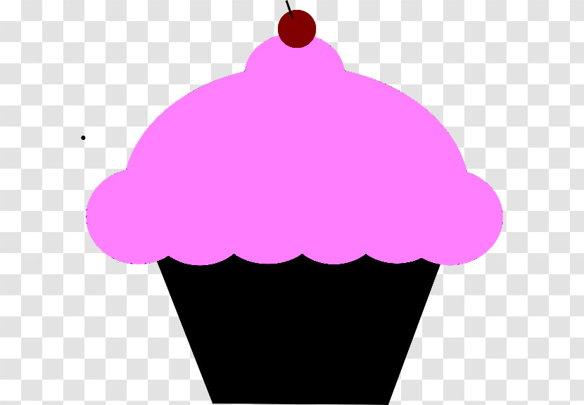 Violet Purple Pink Cupcake Frozen Dessert Transparent PNG