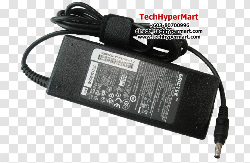 AC Adapter Hewlett-Packard Power Converters Laptop - Supply - Hewlett-packard Transparent PNG