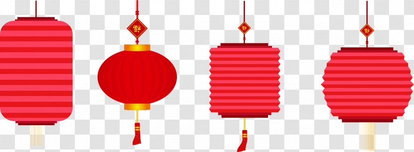 Lantern Festival Chinese New Year Vector Graphics - Red - Train Transparent PNG