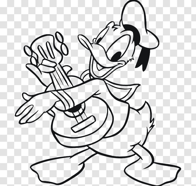 Donald Duck: Goin' Quackers Daisy Duck Coloring Book - Cartoon Transparent PNG