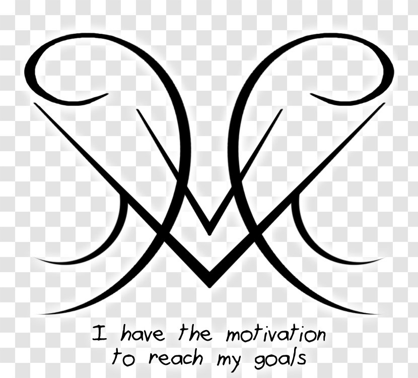 Sigil Motivation Symbol Magic Image - Heart - Wiccan Tattoos Foot Transparent PNG