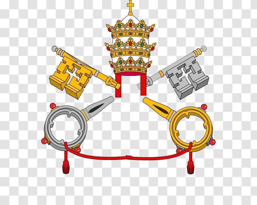 Papal States Coat Of Arms Piccolomini Pope Heraldry - Francis - Orn Transparent PNG