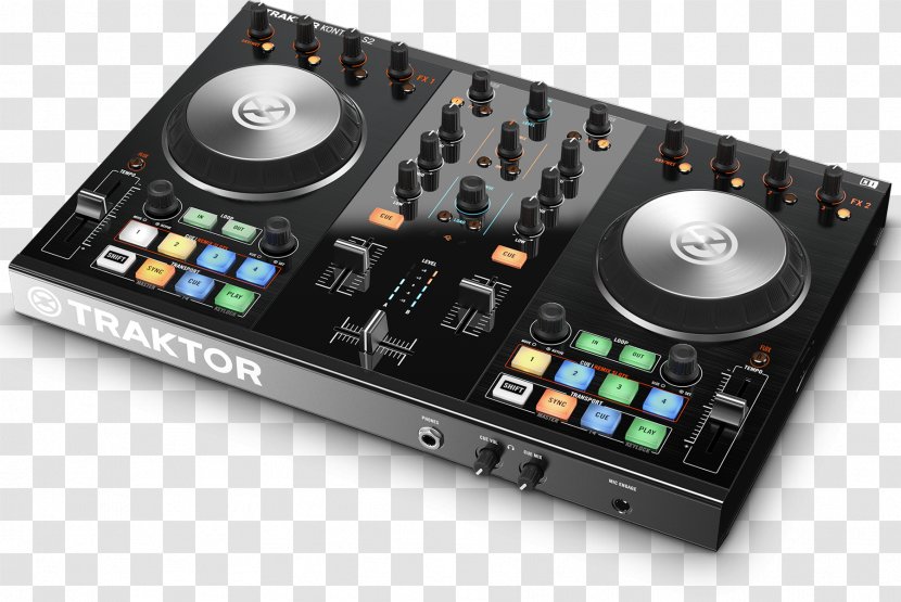 TRAKTOR KONTROL S2 MK2 Native Instruments DJ Controller Disc Jockey Transparent PNG