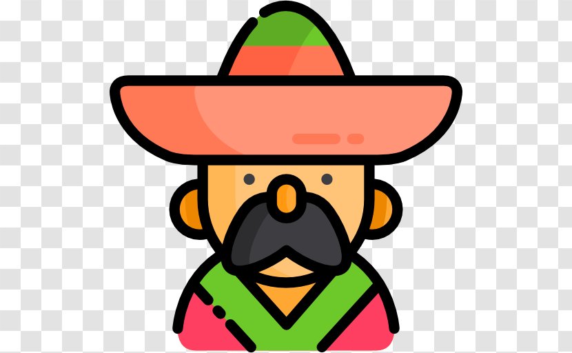 Mexican Man - Cowboy Hat - Headgear Transparent PNG