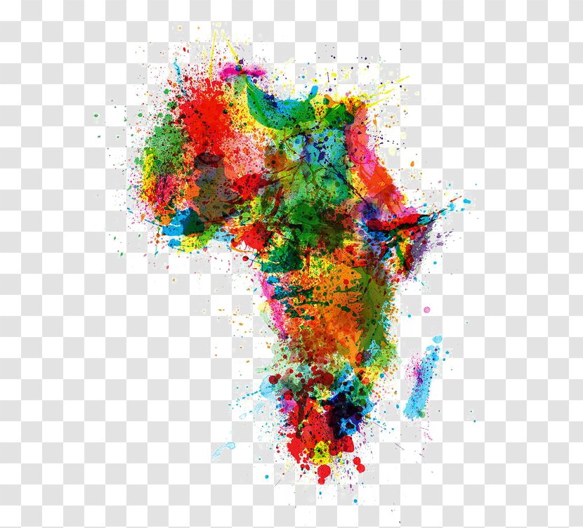Africa Canvas Print Printmaking Art Map - Gallery Wrap - Of Transparent PNG