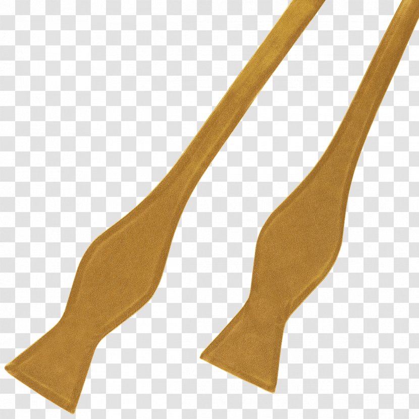 Bow Tie Necktie Silk Gold - Wood Transparent PNG