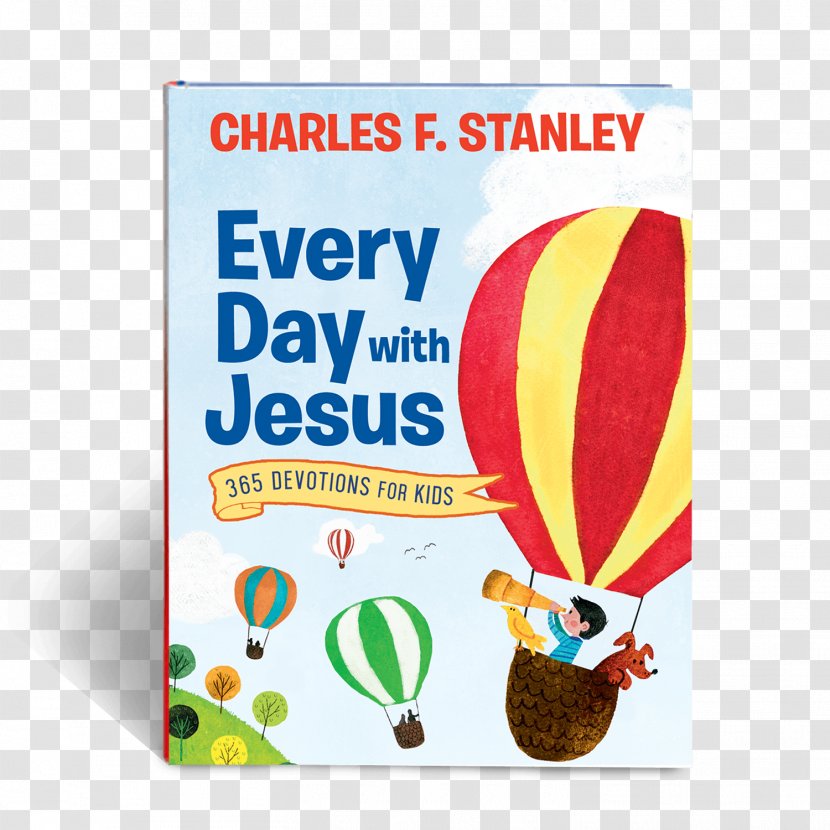 Every Day With Jesus: 365 Devotions For Kids Advertising Product Hardcover Text Messaging - Charles Stanley - Creative Home Appliances Transparent PNG
