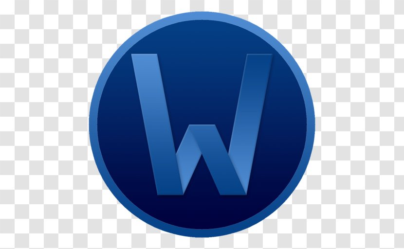 Electric Blue Symbol Trademark - Word Circle Colour Transparent PNG
