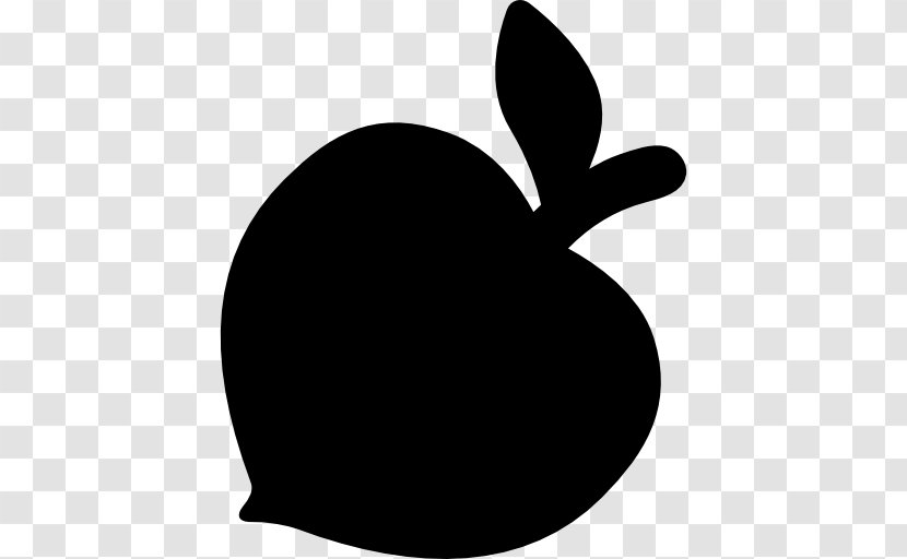 Apple AutoCAD DXF Logo - Silhouette - Peach Drink Transparent PNG