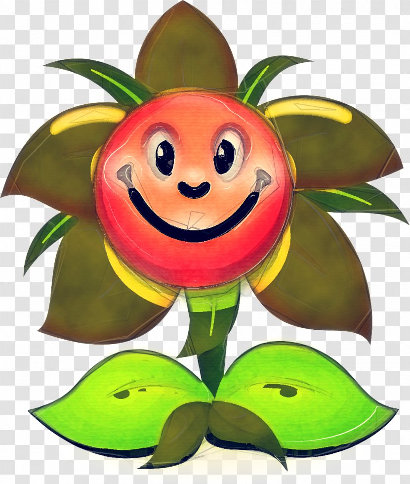 Green Leaf Plant Cartoon Fruit - Flowering - Fictional Character Transparent PNG