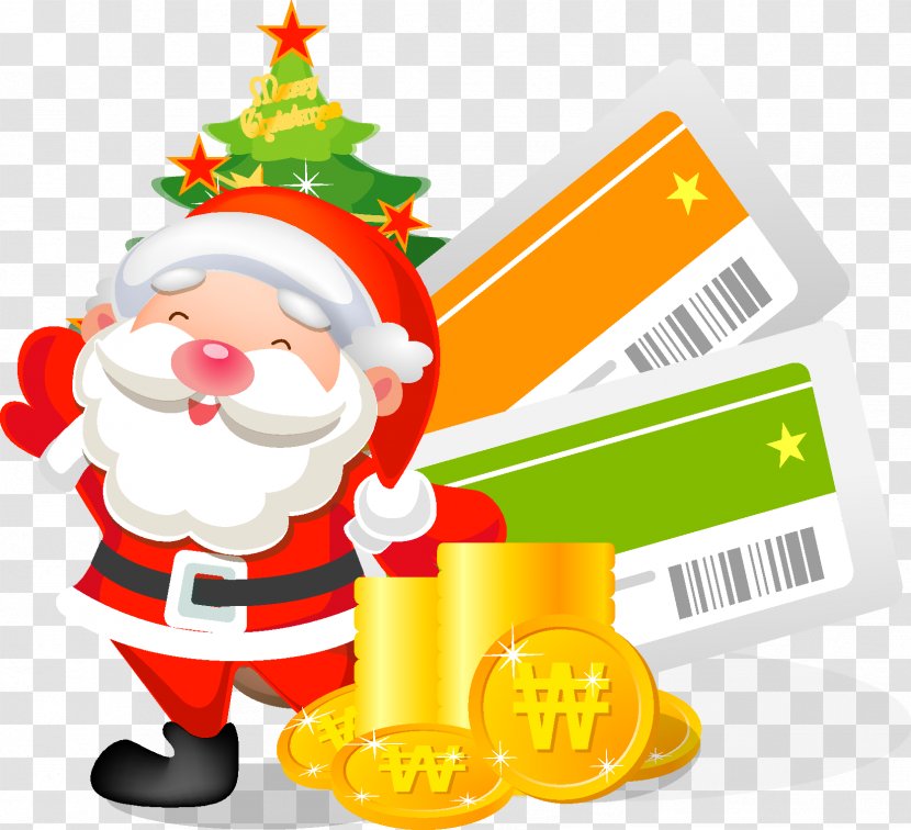 Santa Claus Gift Christmas Day Clip Art Transparent PNG