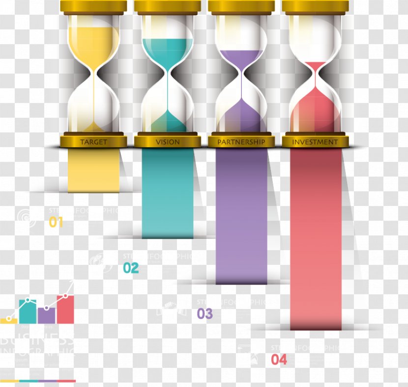 Hourglass Icon - Time - Vector Chart Transparent PNG