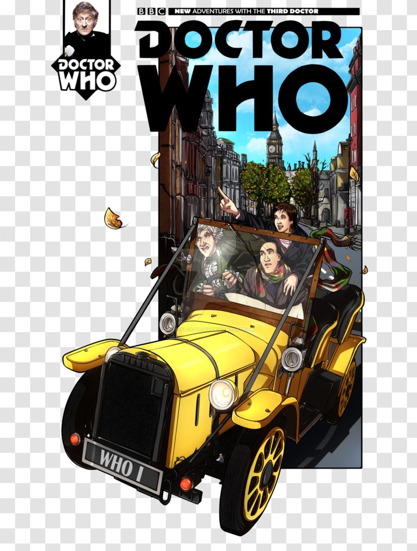 Third Doctor DeviantArt TARDIS Car - Art - Eag Transparent PNG