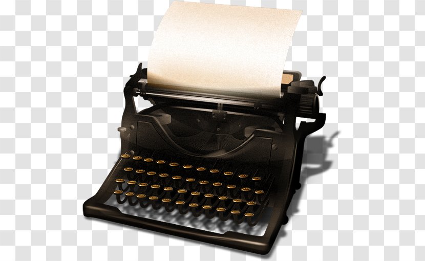 Typewriter Paper Text - Office - Deviantart Transparent PNG