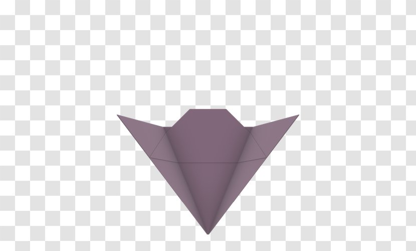 Origami Paper Product Design - Purple - Animal Transparent PNG