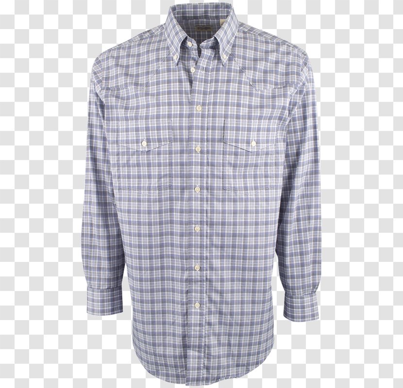 Dress Shirt Tartan - Blue Plaid Transparent PNG