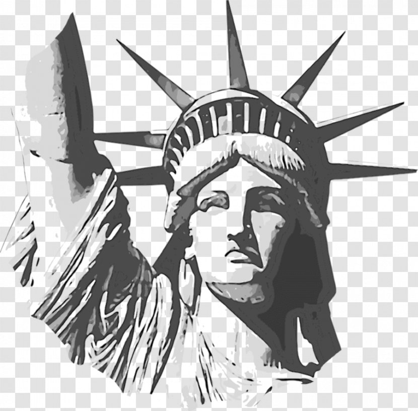 Statue Of Liberty National Monument Clip Art Image Drawing - Tax Transparent PNG
