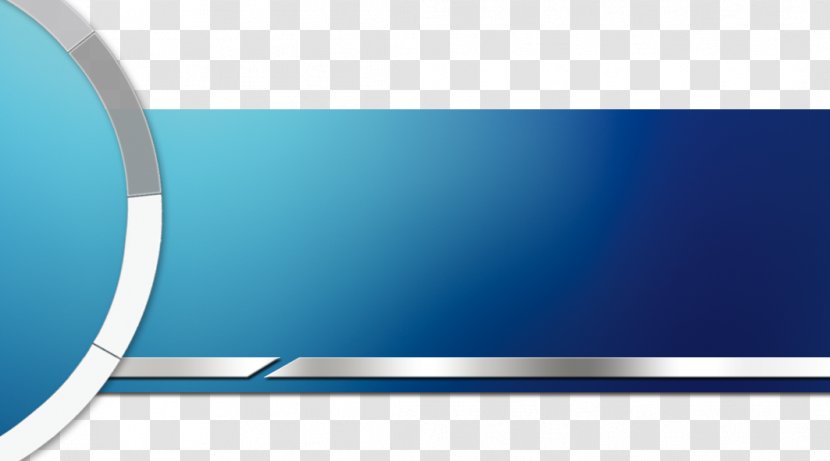 Brand Blue Wallpaper - Product Design - Semicircle Card Transparent PNG