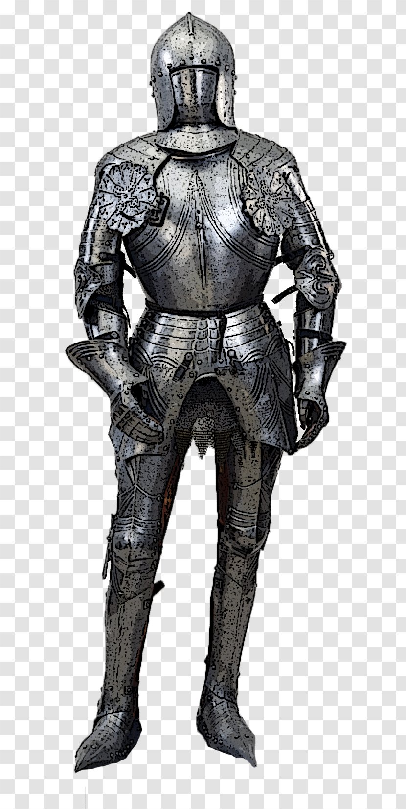 Knight Cuirass Armour Soldier Body Armor - Middle Ages Transparent PNG
