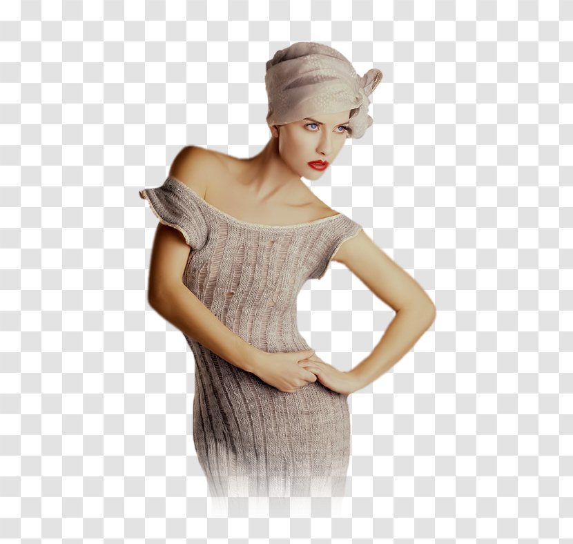 Centerblog Cocktail Dress Fashion Turban - Flower - Silhouette Transparent PNG