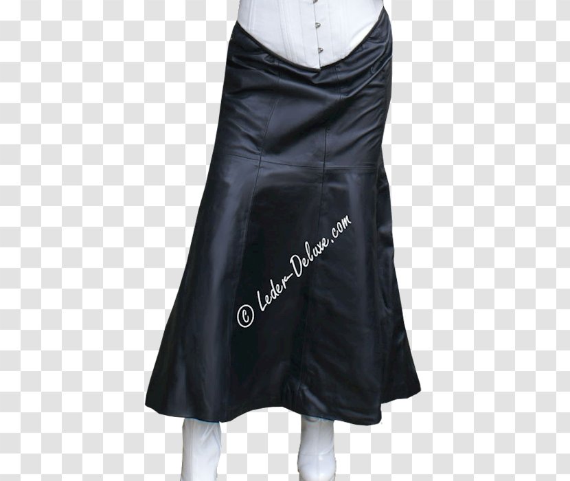 Nappa Leather Skirt Clothing - Black Transparent PNG
