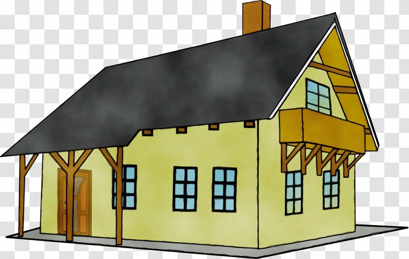 Roof House Property Home Cottage - Building - Shed Hut Transparent PNG