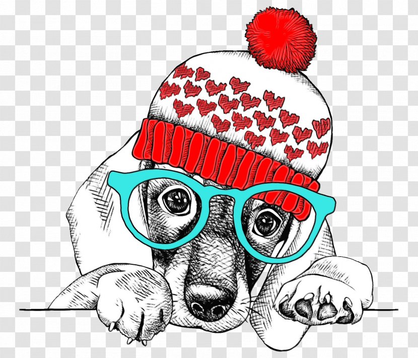 Glasses - Whippet Transparent PNG