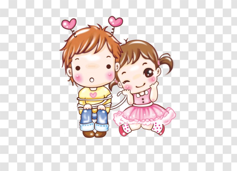 Cartoon Couple Clip Art - Silhouette - Lovely Transparent PNG