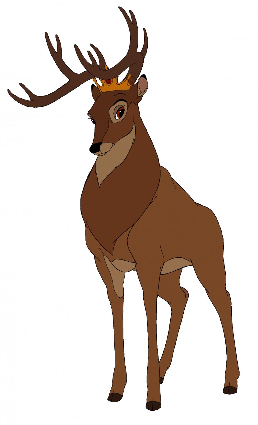Bambi Great Prince Of The Forest Faline Friend Owl Walt Disney Company - Reindeer - Deer Transparent PNG
