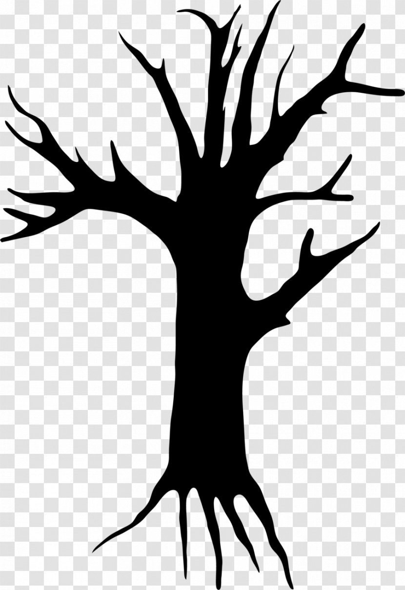 Tree Clip Art - Line - Scary Transparent PNG