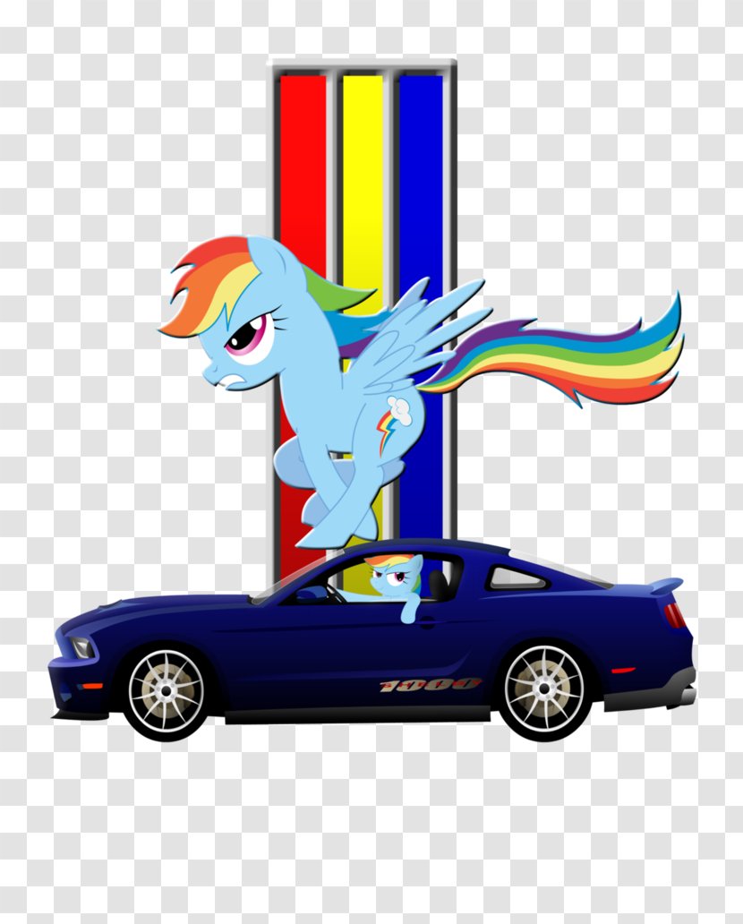 Rainbow Dash Car Saleen Automotive, Inc. S281 Ford Mustang RTR - Shelby - Amazed Transparent PNG