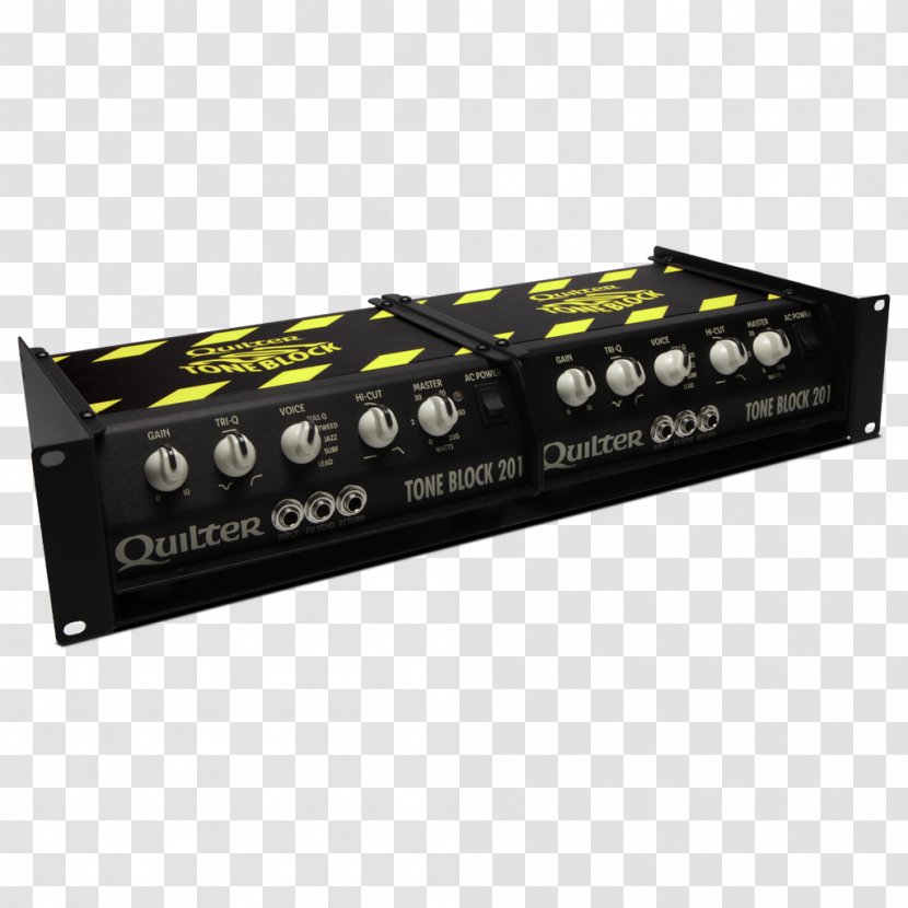 Guitar Amplifier Quilter ToneBlock 201 19-inch Rack Amp - Stereophonic Sound - Bass Volume Transparent PNG