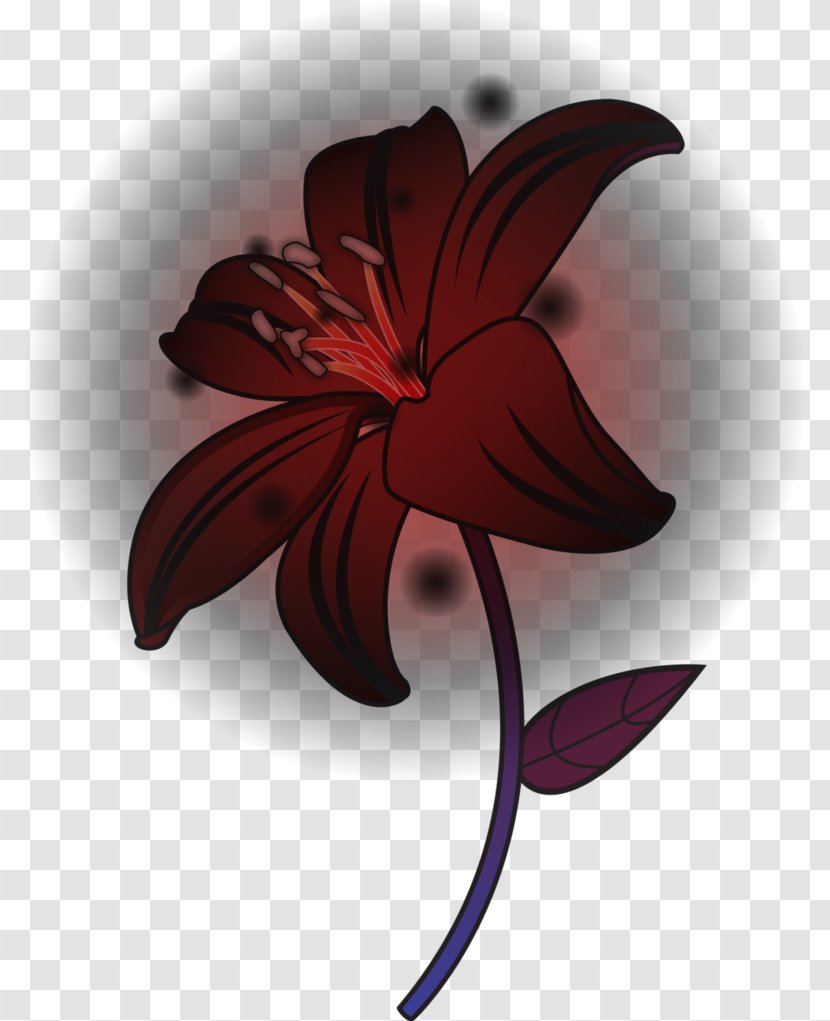 Maroon Flowering Plant - Petal - Paradise Flower Transparent PNG