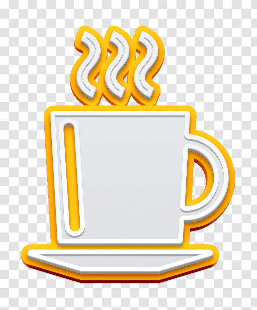 Hot Coffee Cup On A Plate Icon Drinks Set Icon Plate Icon Transparent PNG