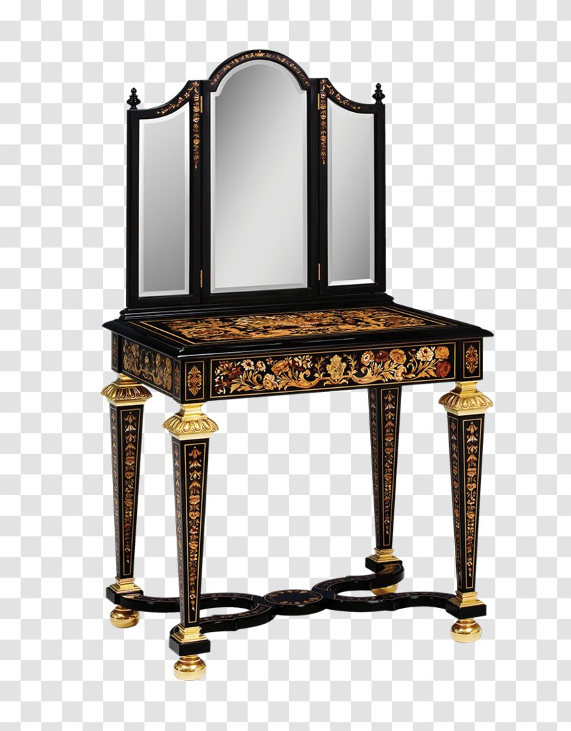 Table Furniture Lowboy Mirror - End - Vanity Transparent PNG