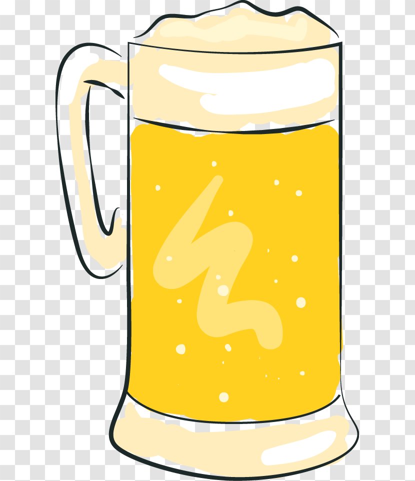 Beer Stein Glassware - Hand-painted Transparent PNG
