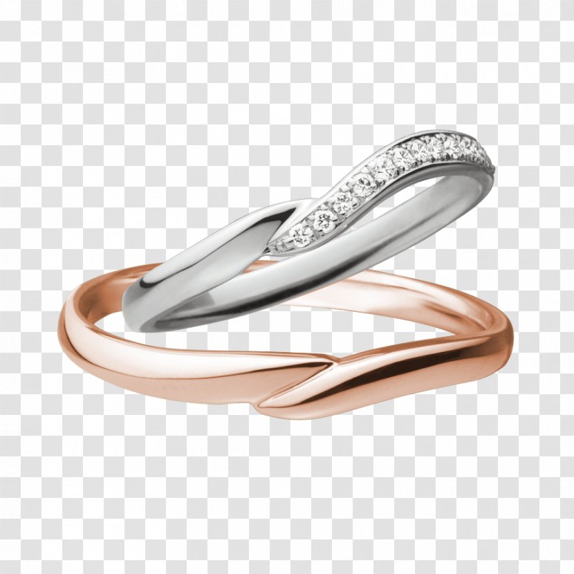 Wedding Ring Marriage Platinum - Color - Calla Lily Transparent PNG