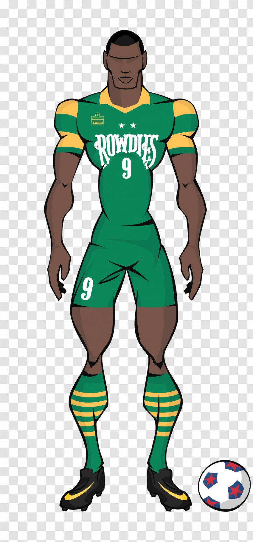 Nigeria National Football Team Tampa Bay Rowdies Fußball-Weltmeisterschaft 1994/Nigeria Player - Cartoon Transparent PNG